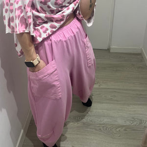 PANTALÓN OVER ROSA