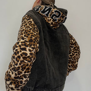 CHAQUETA PREMIUM MANGAS LEOPARD